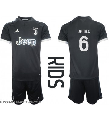 Juventus Danilo Luiz #6 Replik 3rd trikot Kinder 2023-24 Kurzarm (+ Kurze Hosen)